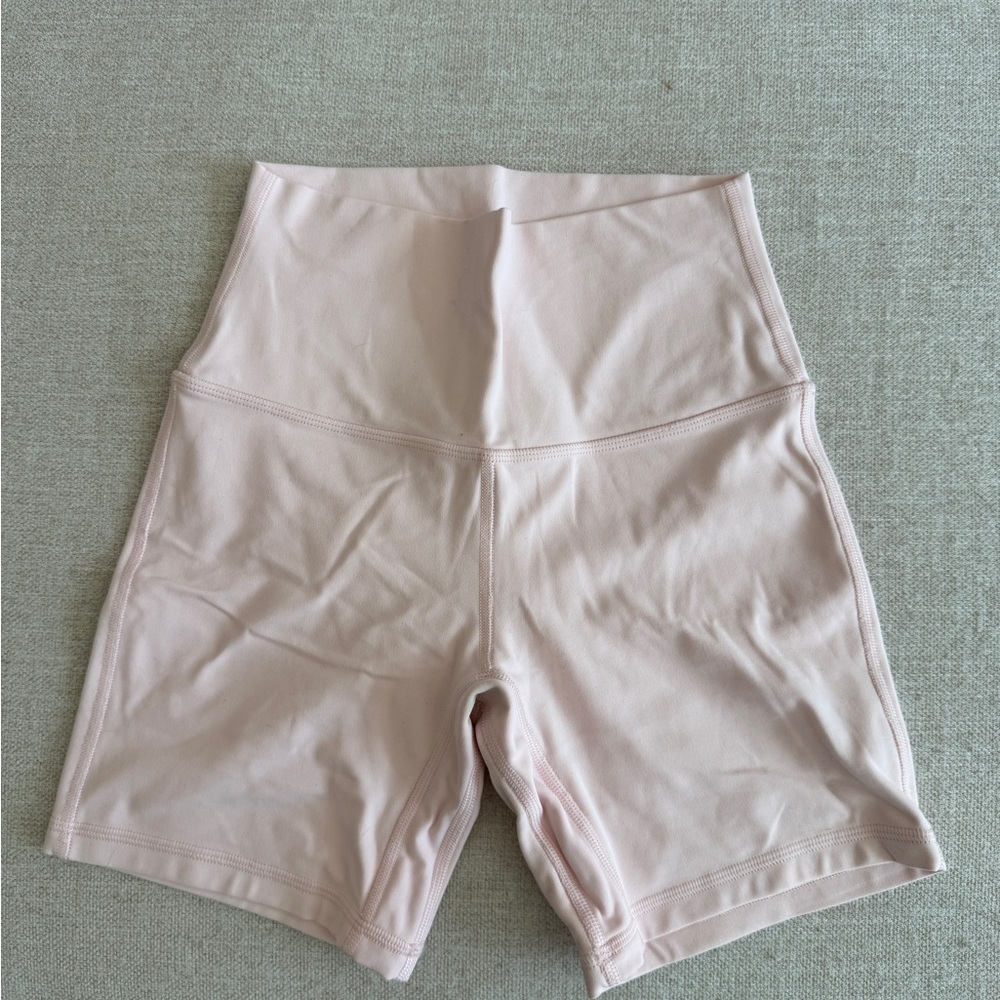 Lululemon Athletica Soft Pink Bike Shorts